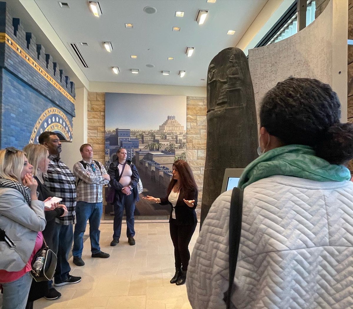 utaustinmes's tweet photo. CMES outreach got the Teacher Leadership Program together in Dearborn, MI for our first in person workshop in 2.5 yrs! This amazing group of educators spent the weekend visiting sites around Detroit, learning about the richness and diversity of the Arab American experience. https://t.co/no5dTig3Sq