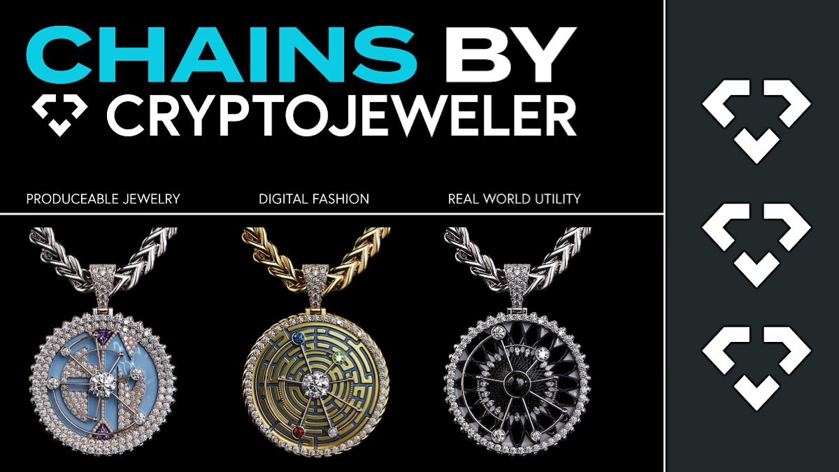 CJChains's tweet photo. Join us in becoming the trusted provider of digital and physical jewelry to the global web3 ecosystem💎

Official collection: https://t.co/3VvsKmZ9t2 

Chainsdrop: https://t.co/XSXpLrWiSo

Website: https://t.co/S3QuEINu8I https://t.co/2ZsYVnjoxt