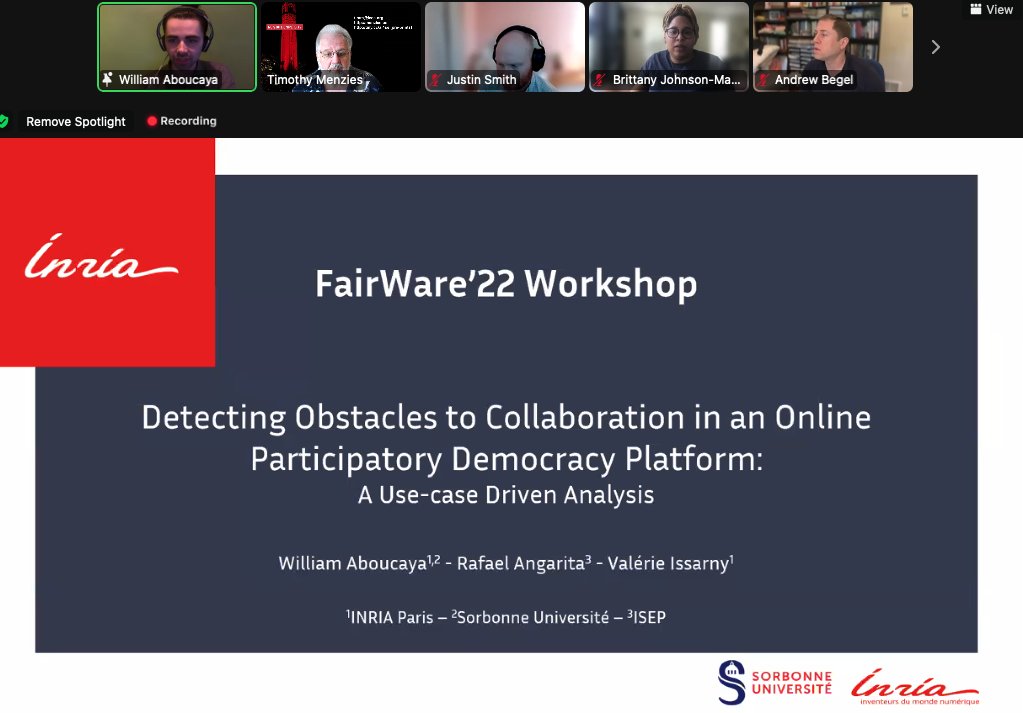 Fairware'22 tweet media
