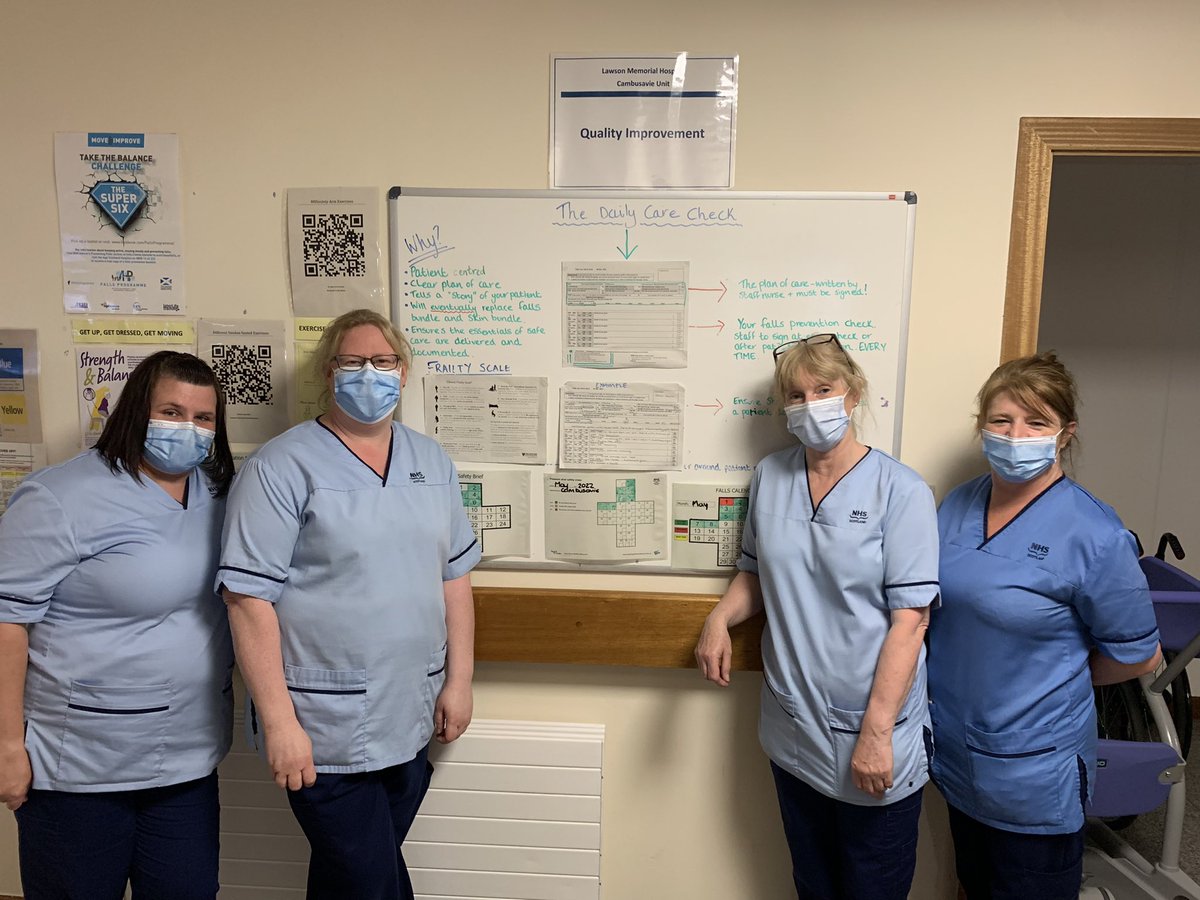 JadeGunn88's tweet photo. Fantastic work by Cambusavie unit in Golspie, Sutherland. Introducing new documentation to ensure patients receive meaningful, person centred, safe care that mirrors their patients individual needs. Well done!! 🤝👏🏻 @NHSHighland @NMAHP_Highland #QITwitter https://t.co/2EeZH161v7