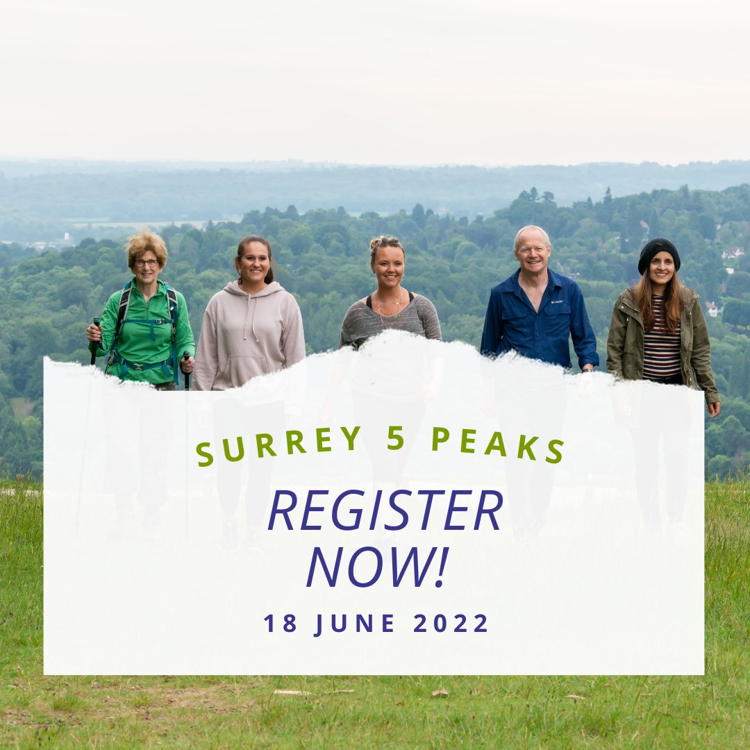 Join us for the 2022 #surrey5peaks and explore the beauty of the #surreyhills while raising vital funds for the <a href="/SurreyCareTrust/">Surrey Care Trust</a> Registration link in bio.  #surreyhike #surreywalks #charitywalks