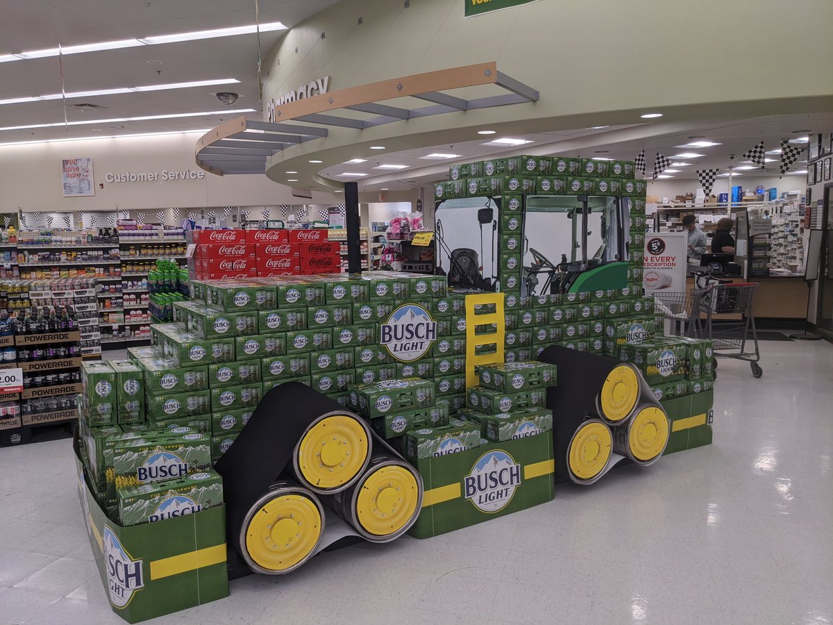IndianolaWS's tweet photo. The new Busch Lt John Deere cans are here! https://t.co/inNpbnBg2a