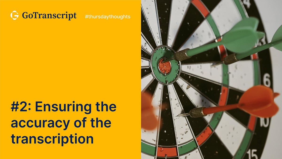 gotranscriptcom's tweet photo. Learn the professional duties of transcribers! #ThoughThursday
Learn more: https://t.co/XyZN6AYAe5 https://t.co/nyzq3lZLz8