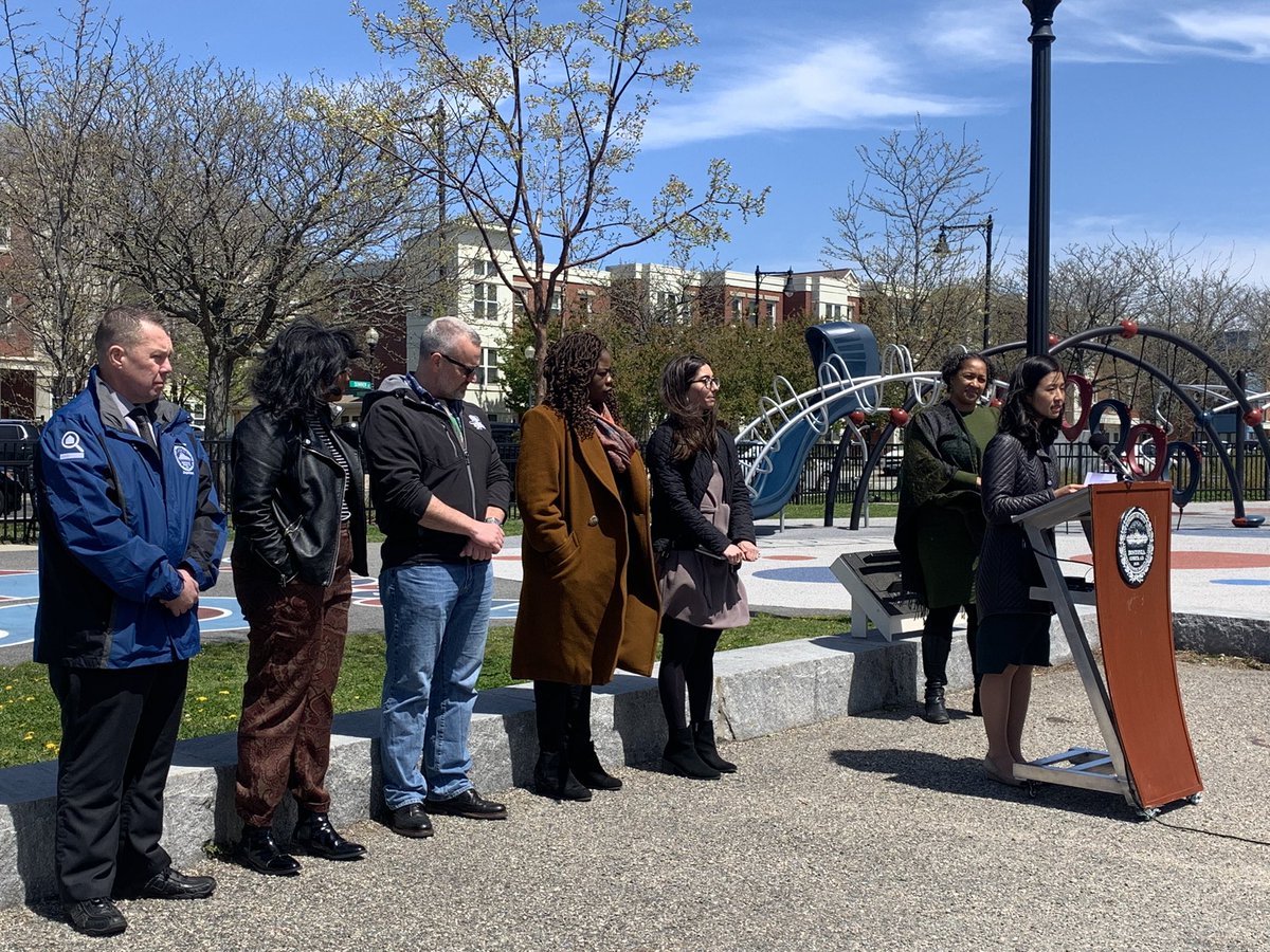 Happening Now: We’re here with <a href="/MayorWu/">MayorWu</a> <a href="/RevMariama/">Rev. Mariama</a> <a href="/MassSave/">Mass Save</a> <a href="/MyAceSolar/">ACE Solar</a> to announce our new partnership with the City of Boston to increase access to renewable energy &amp; energy efficiency for Eastie residents often left out of the solar economy: solarizeeastie.com