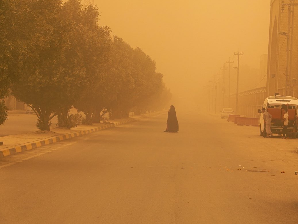 absalpha1's tweet photo. Sandstorm. Iraq 2022. https://t.co/L7T0VQftS4