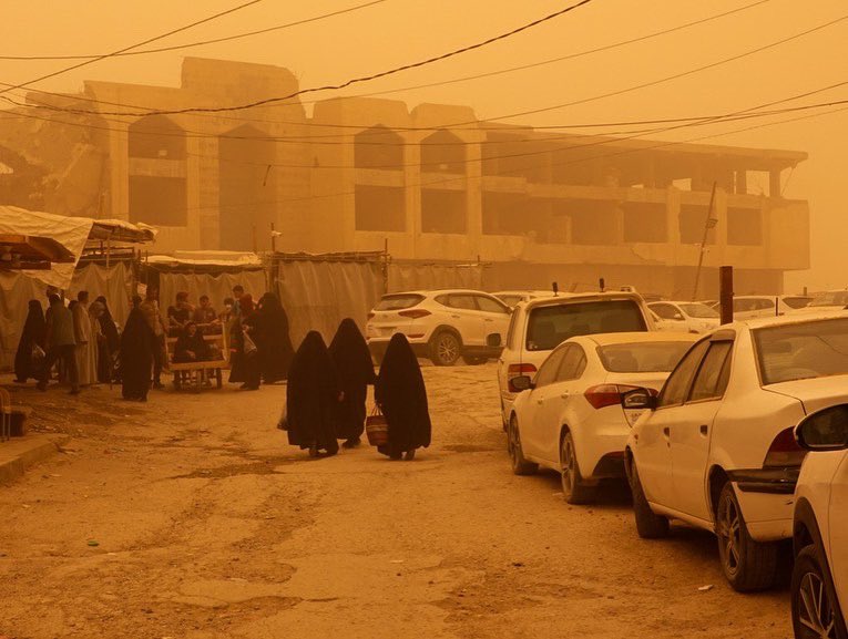 absalpha1's tweet photo. Sandstorm. Iraq 2022. https://t.co/L7T0VQftS4