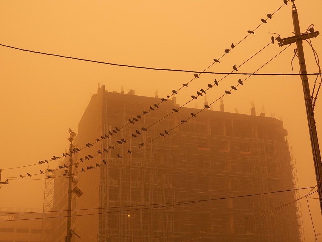 absalpha1's tweet photo. Sandstorm. Iraq 2022. https://t.co/L7T0VQftS4