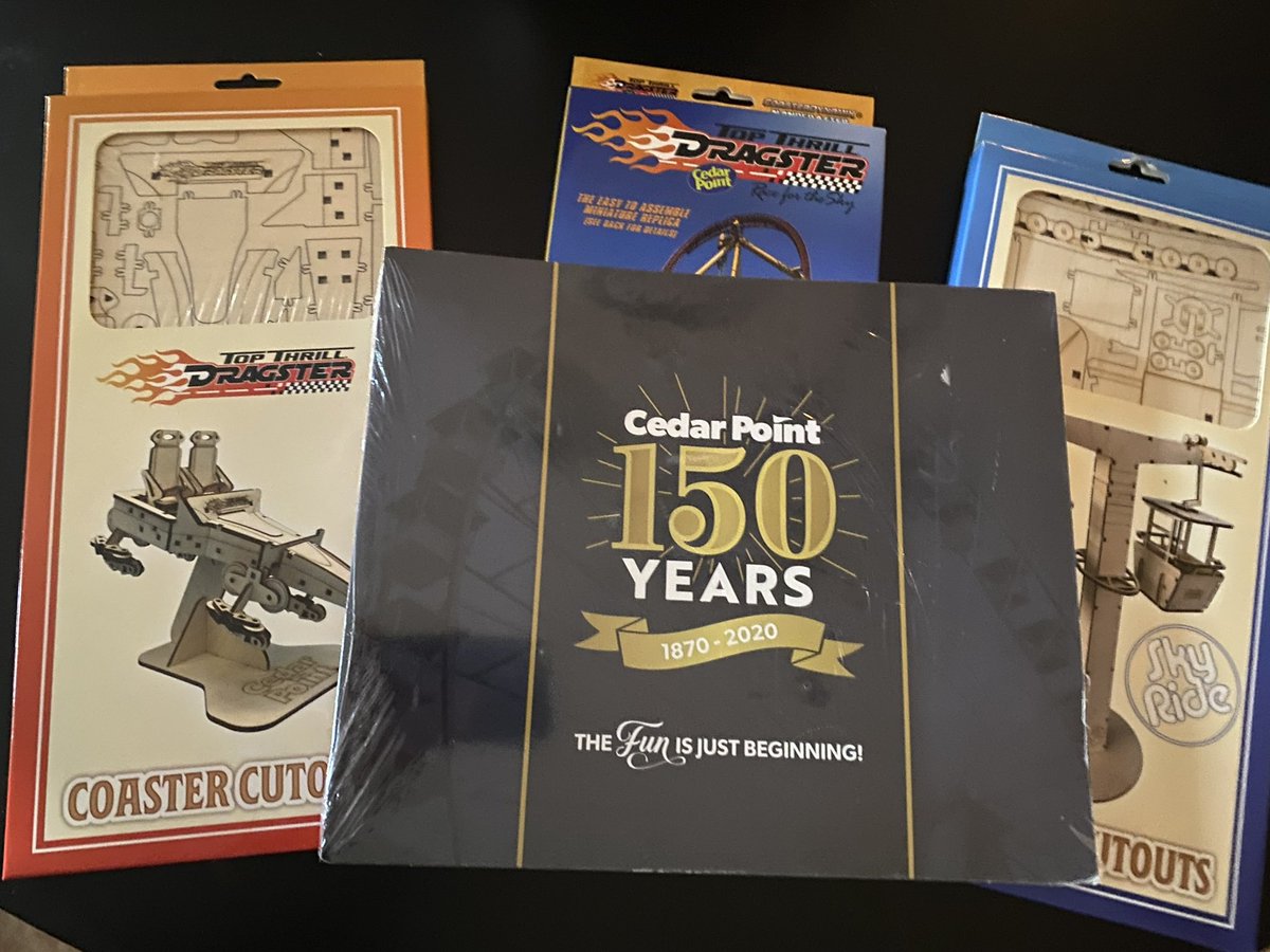 BuckeyeCoaster's tweet photo. Goodies from @cedarpoint Opening Day! #CPMerchandise #CedarPoint #CP2022 #CPSkyRide #CPTopThrillDragster #NanoCoasters #CoasterDynamix #CP150 

@coasterdynamix https://t.co/FA1BLnKsJE