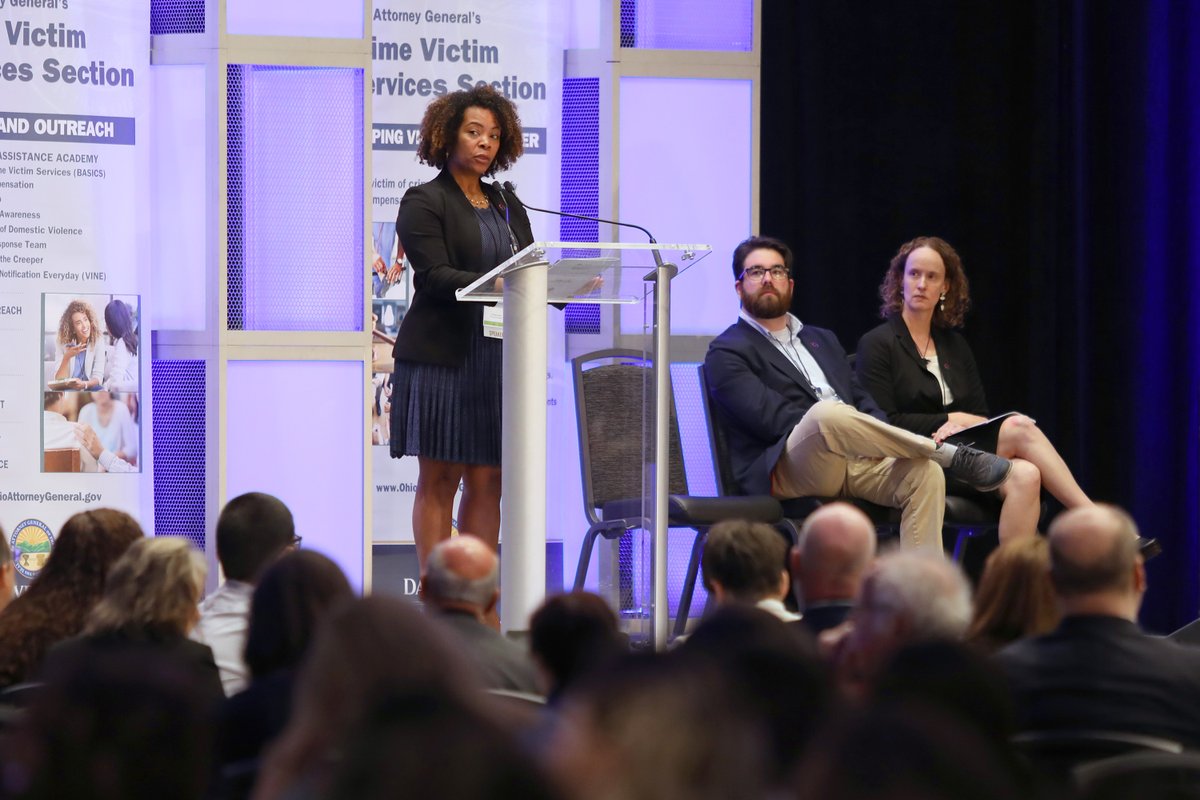 OhioAG's tweet photo. Today's #TwoDaysInMay keynote speakers from the U.S. Center for Safe Sport talked responding to and preventing emotional, physical and sexual misconduct and abuse in the U.S. Olympic and Paralympic movement. LEARN MORE: https://t.co/rq7Mp1100K https://t.co/015DjZ6u5v