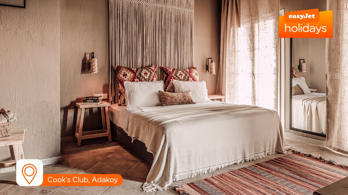 easyJetholidays's tweet photo. #LastMinuteMonday Stylish and idyllic, #CooksClub in #Adakoy sits on the Turkish Riviera, looking over the sea to #Marmaris ☀️ 

Relax in style for 7-nights in May with half-board (flights + transfers + luggage included) all from only £591pp

🦩 BOOK NOW https://t.co/KclEV3s7hK https://t.co/IFdJcQBeVJ
