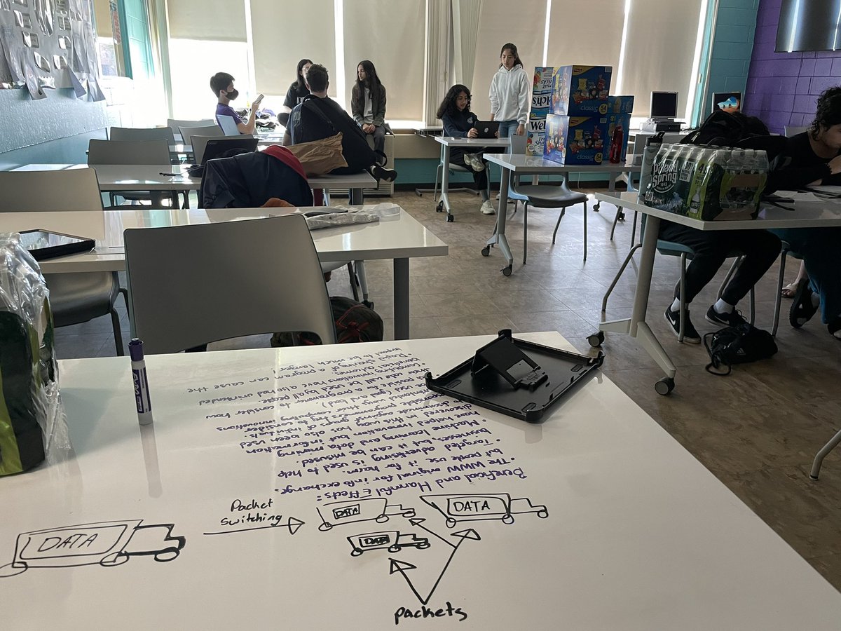 We had some some students show up for review before their #APCSP AP Exam today. We are so proud of these students for their hard work and dedication! Look at those beautiful notes and diagrams! ❤️👏🏼