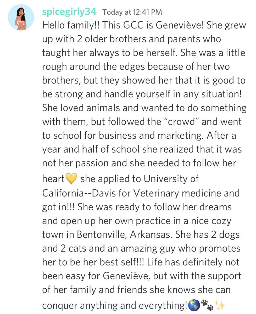 SpiceGirly34's tweet image. Get to know my @GirlCodeClubNFT, Geneviève!! She is spicy, fun and full of life!!☺️✨🐾 #storytellingcontest