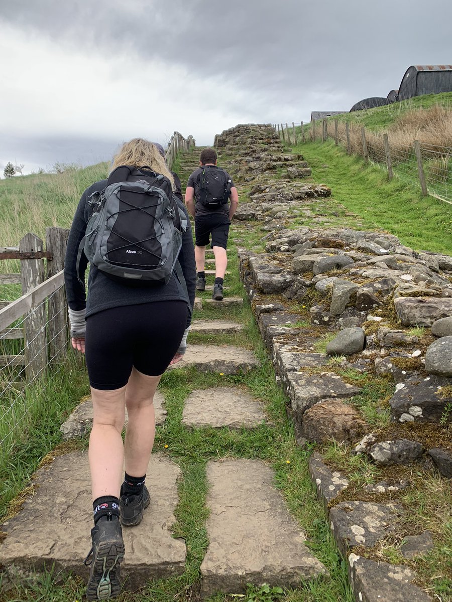 denisamccarthy's tweet photo. https://t.co/LbIlKCdes1
Day 3 of our #hadrianwalkchallenge Over 18 miles, lots of hills and over 40,000 steps.
#walkforlewis https://t.co/8Vio2h55Ei