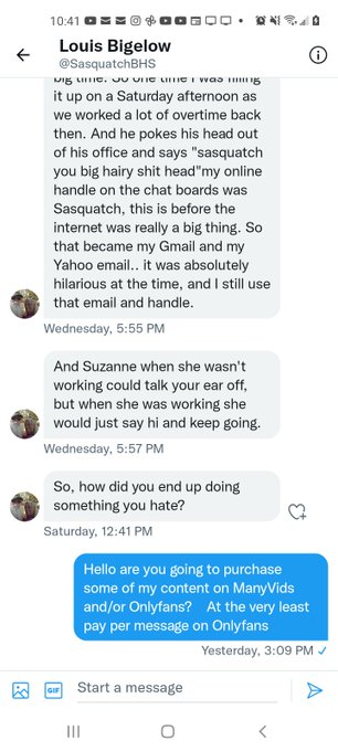 You might THINK it's flattering to get in a sex worker's DMs with mindless endless messages without tipping