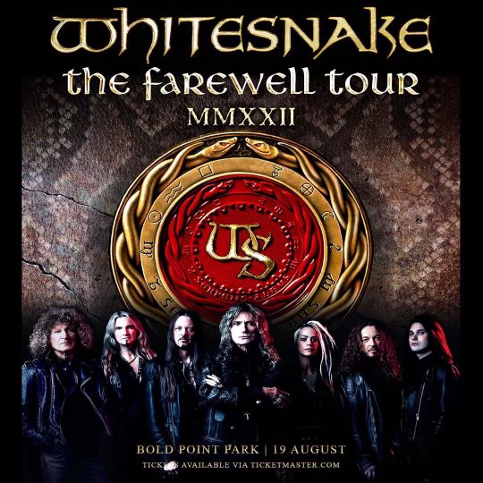RIWEvents's tweet photo. JUST ANNOUNCED:: Whitesnake/David Coverdale is bringing 'The Farewell Tour 2022' to Bold Point Park on Friday, August 19th. Tickets go on sale, May 13th at 10AM EST.

https://t.co/0IjNXNCe5r https://t.co/3uqkjYCLIz