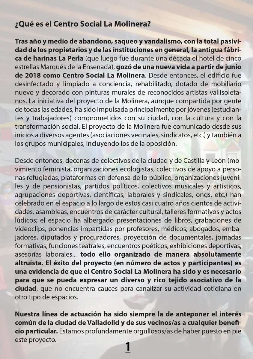 La Molinera tweet media