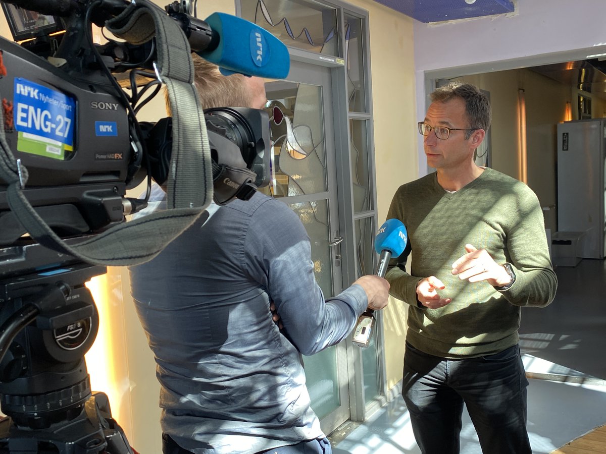 Alltid gøy å få besøk av nrk dagsrevyen, denne gangen ble <a href="/jbmatt74/">jbmatt74</a> intervjuet