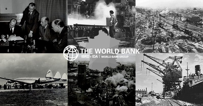 DavidRMalpass's tweet photo. Today marks the 75th anniversary of the first @WorldBank loan – to help rebuild France after WWII.

As we work to address the impacts of the war in Ukraine, it will be critical for Europe to again seek an investment climate that provides innovation &amp; growth. https://t.co/J9dR1FyF0k