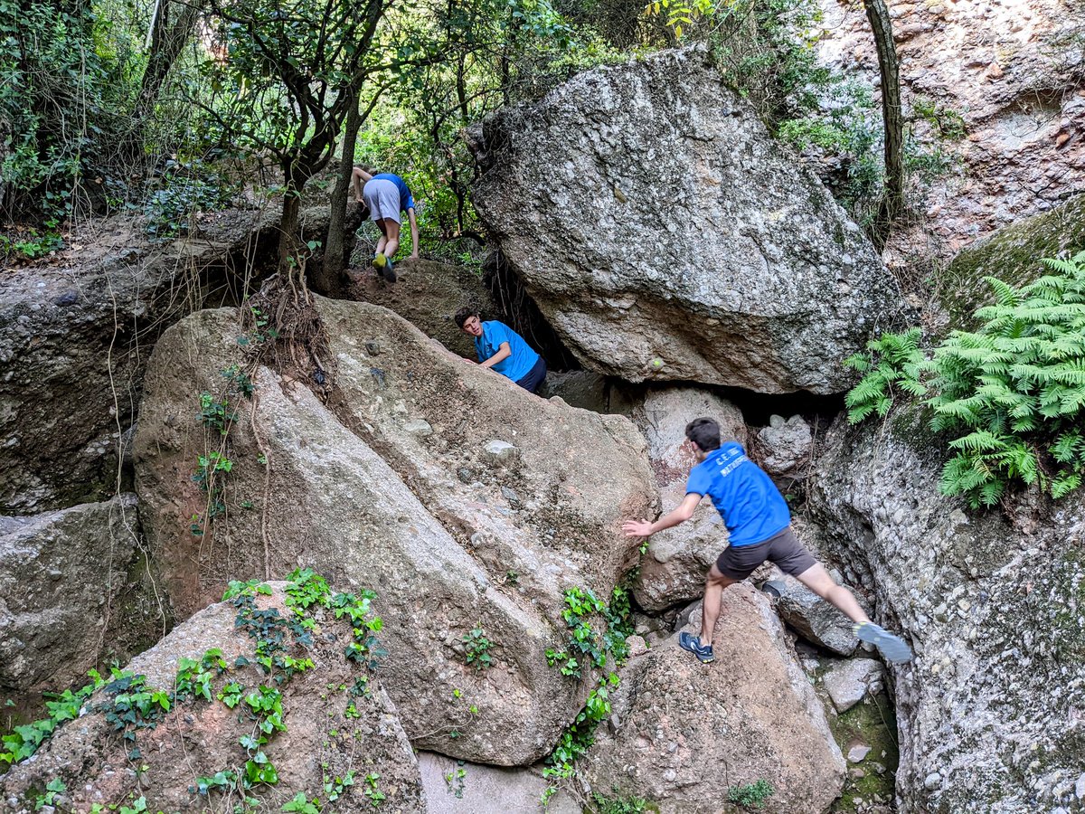 CrosMatadepera's tweet photo. Aprenent a #correr #grimpar per terrenys tècnics! 💪💪🧗‍♂️🏃‍♀️🏃‍♂️ @FEEC_cat #escoletestrail @kameskids #trailrunning https://t.co/j6WwVo9ngn