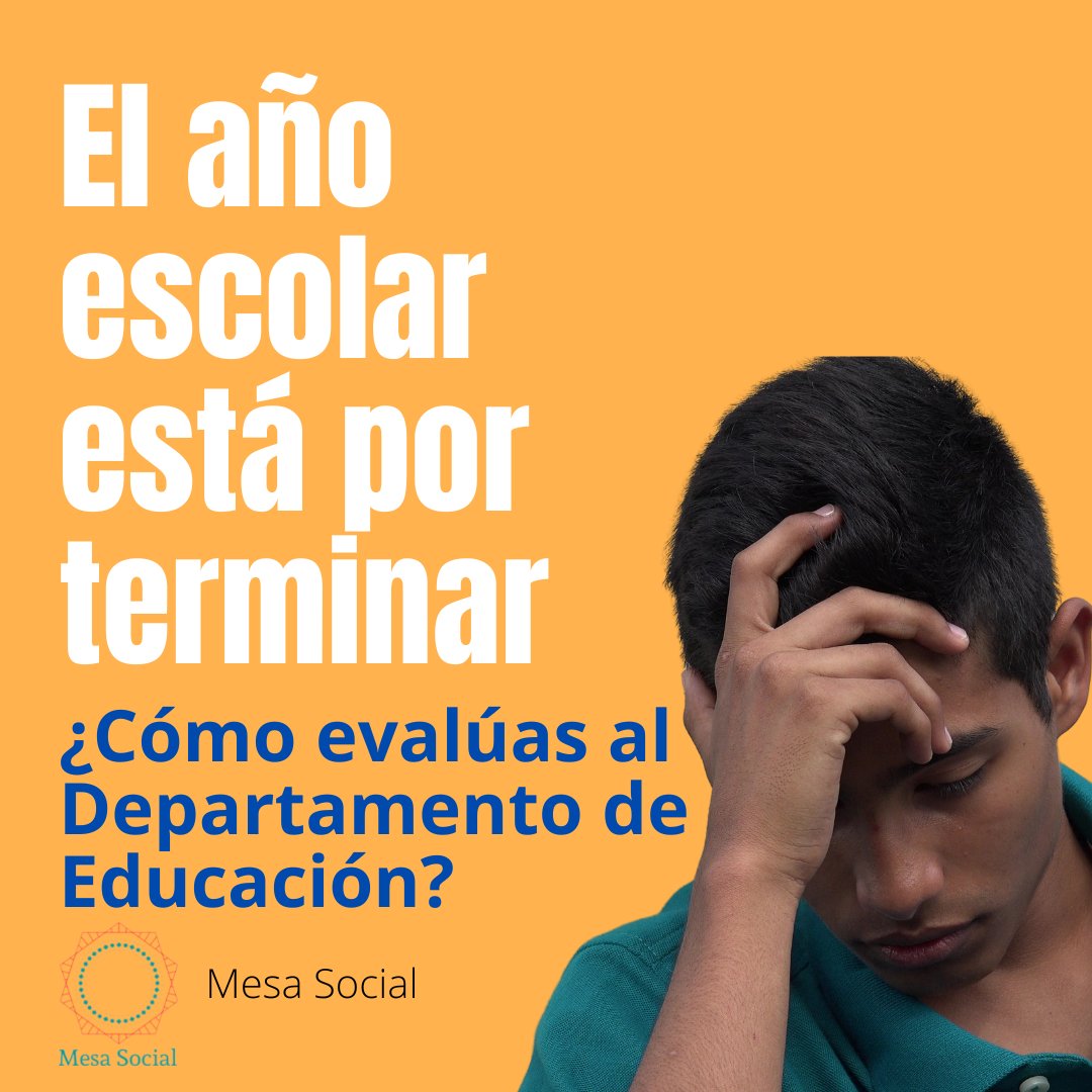 mesasocialpr's tweet photo. ¿Quiénes están satisfechas con este año escolar?

Acá les ponemos algunas preguntas para contestarnos. ¡Déjanos tus comentarios!

(Abrimos hilo) https://t.co/dJ8lRS7lJr