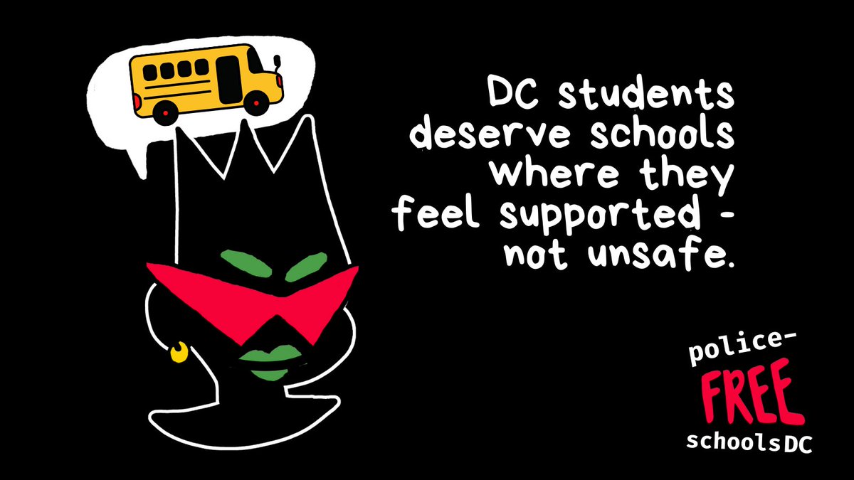 Countless youth, school and community leaders, parents, advocates and the Council's own @DC_PRC support #PoliceFreeSchools to help make schools SAFE for *all* DC students. We're all calling on the @councilofdc to keep the promise it made to students last year.