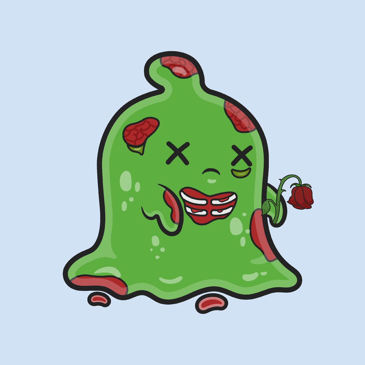 SlimeFactoryNFT's tweet photo. ✳️ The Slimes are preparing themselves to tackle this 🐻 market with beefed up Slime utility, a transparent launch, and of course beautiful chaos!

🧟‍♂️🥀 Should we giveaway a free Slime? https://t.co/O3Bn4rUi22