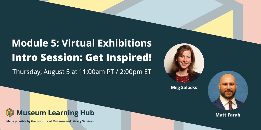 Thinking about creating virtual exhibitions? On the Hub, hear from <a href="/msalocks/">Meg Salocks</a> and <a href="/MattFarah91504/">Matt Farah</a> who successfully created online exhibits, and get inspired by the curatorial possibilities of limitless virtual space and access!

Watch and learn at: museum-hub.org/virtual-exhibi…