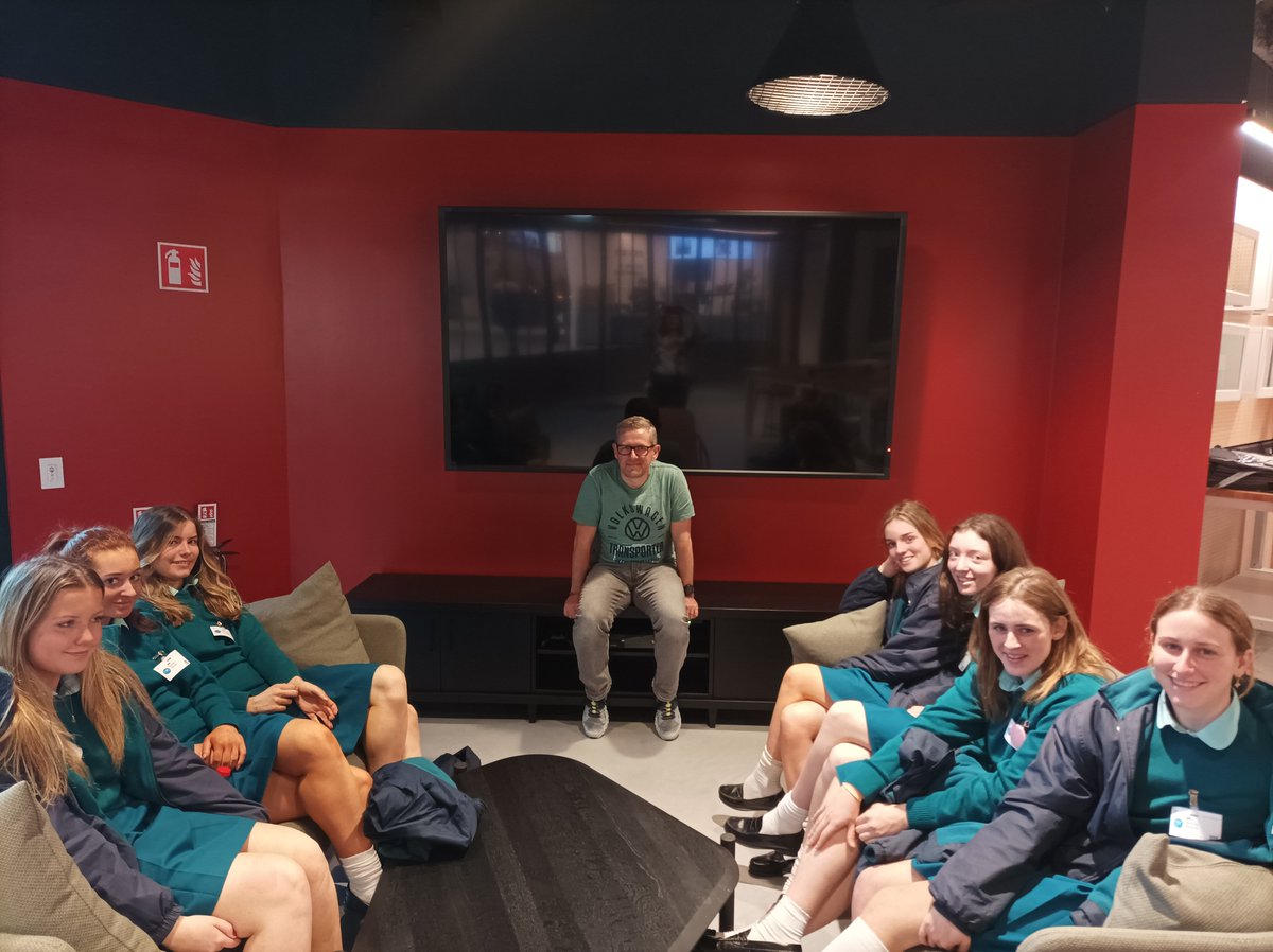 mtanville's tweet photo. Today marked the first "out of class" learning experience for Ms Walsh's 5th yr L.C.V.P. with a trip to @Microsoftirl where they were treated to two very informative workshop sessions in both "The Garage" & "TheDreamSpace".@Microsoftirl @MS_eduIRL #WomenInSTEM @lcvp #linkmodules https://t.co/pqvaqgvAxB