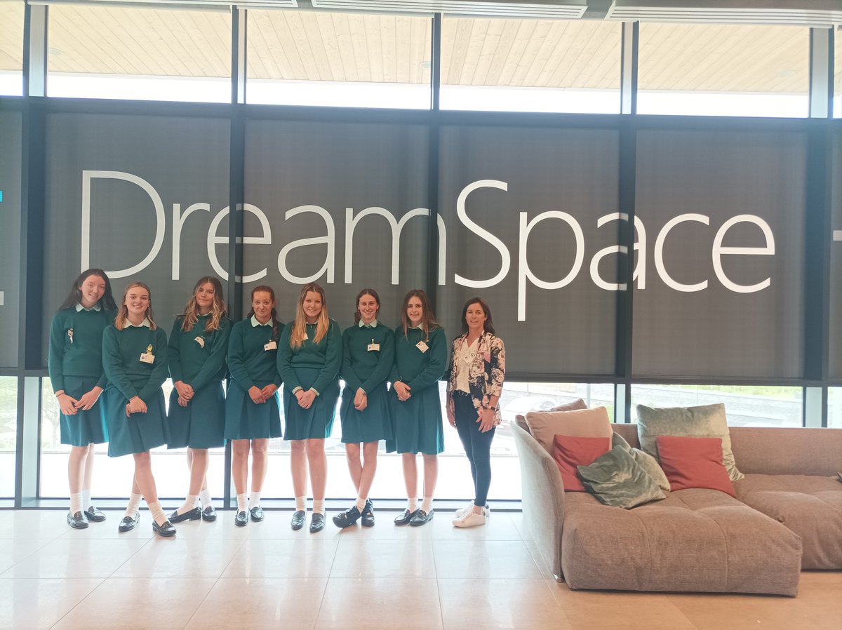 mtanville's tweet photo. Today marked the first "out of class" learning experience for Ms Walsh's 5th yr L.C.V.P. with a trip to @Microsoftirl where they were treated to two very informative workshop sessions in both "The Garage" & "TheDreamSpace".@Microsoftirl @MS_eduIRL #WomenInSTEM @lcvp #linkmodules https://t.co/pqvaqgvAxB