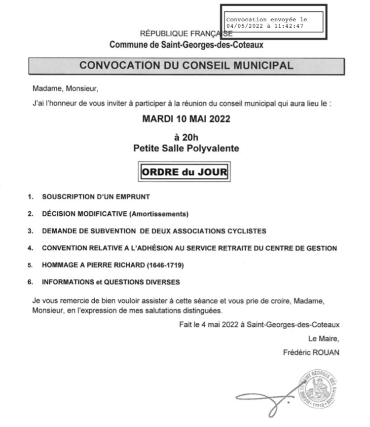 Ville de Saint-Georges-des-Coteaux tweet media