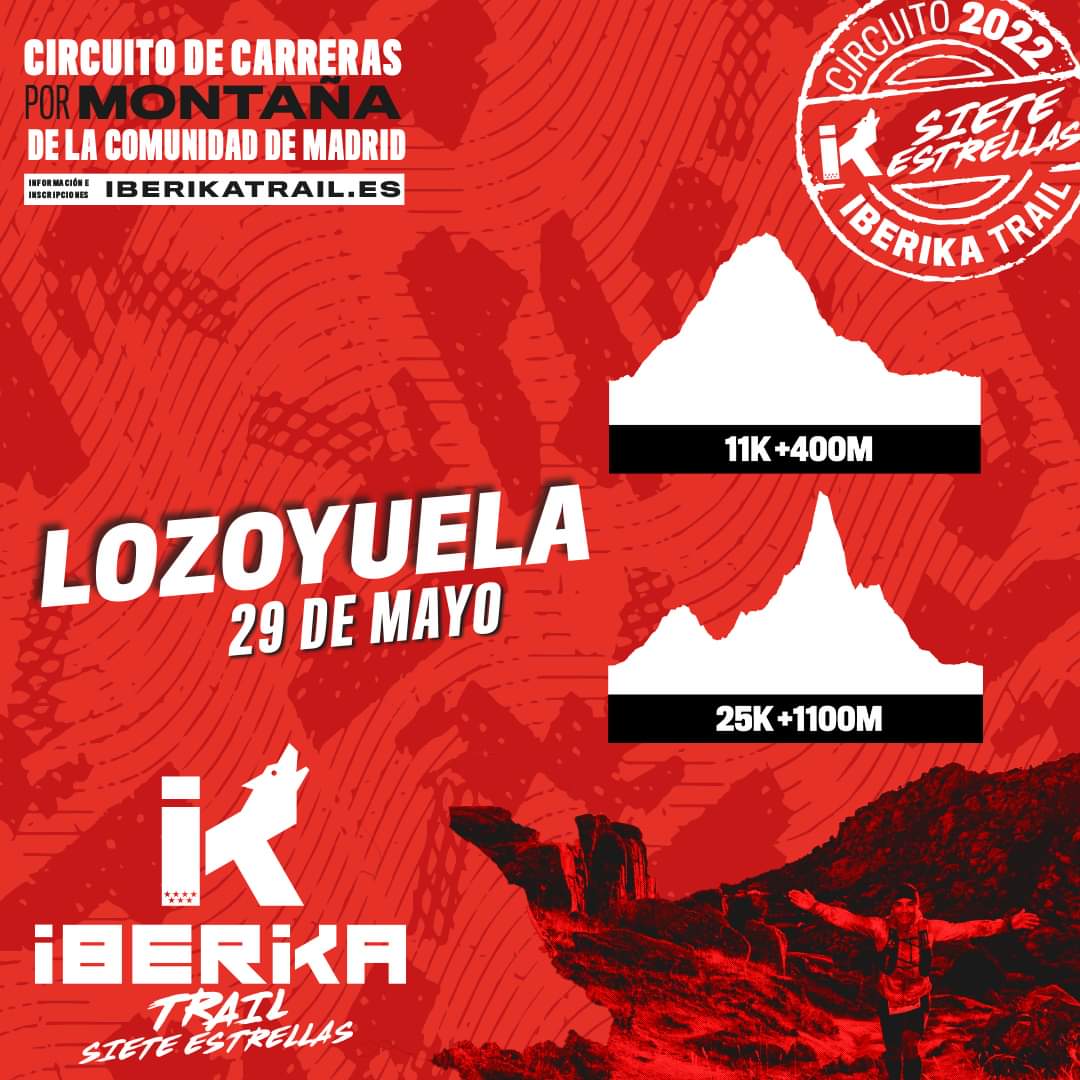 IberikaTrail's tweet photo. ÚLTIMAS HORAS ANTES DE LA SUBIDA DE PRECIO!! NO ESPERES!!

El 29 de mayo vuelve Iberika a #Lozoyuela en lo que será la 4ª Carrera del Circuito 2022 y sois muchos los que no os queréis perder este carrerón.

https://t.co/bqDhZKFLGZ https://t.co/hXShn3Z7ta