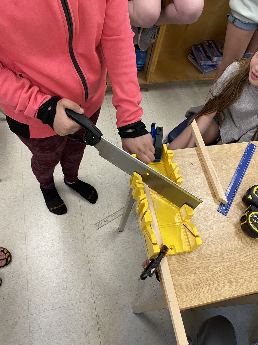 Starting our woodworking projects today! <a href="/SCDSB_Schools/">Simcoe County District School Board</a>