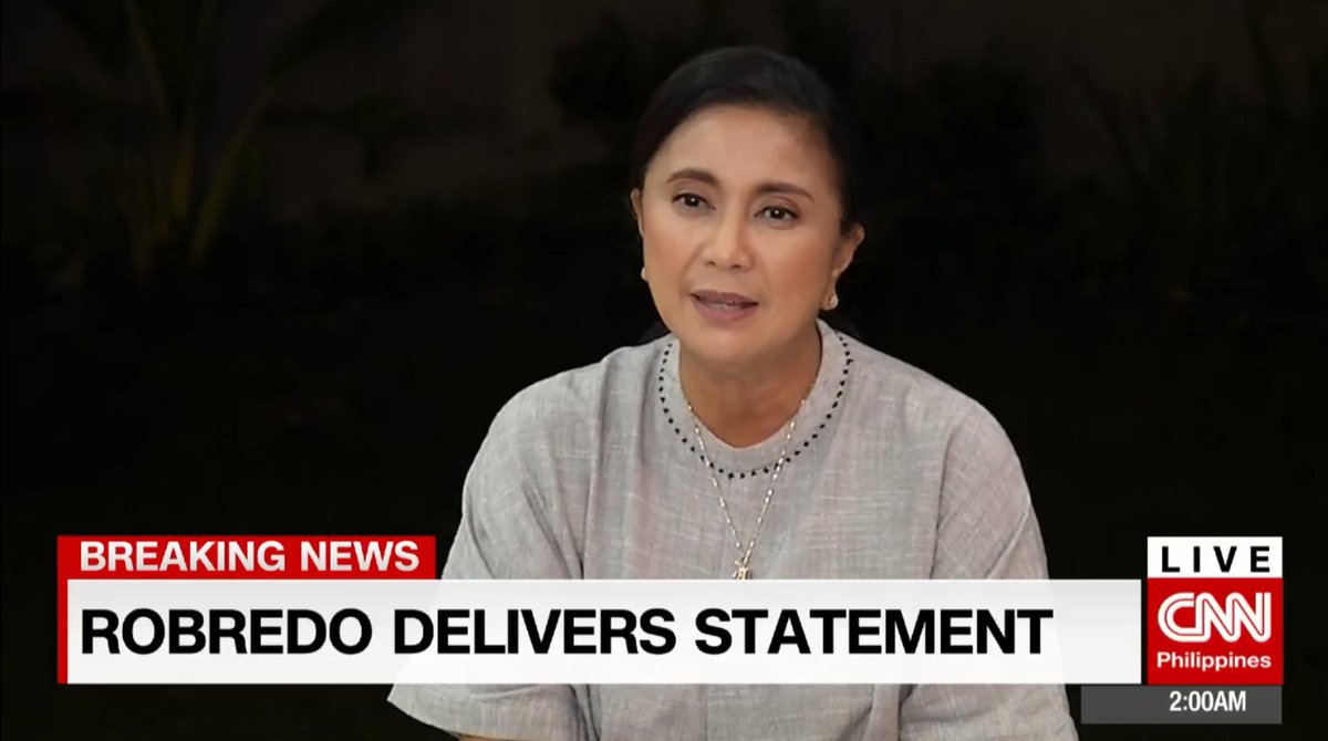 newswatchplusph's tweet photo. THREAD: Presidential candidate VP Leni Robredo delivers a statement. #TheFilipinoVotes🇵🇭 | LIVE https://t.co/zhfptZNQgq

📱 Live stream https://t.co/CaczwF9CtH
📺 Free TV ch. 9, Cignal ch. 10, Sky Cable ch. 14

Live updates: https://t.co/CxteeCNq5y https://t.co/XUmKEZtRZg