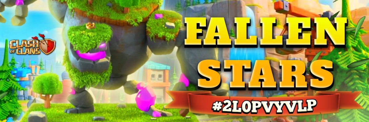 FallenStarsCoc's tweet photo. Nouvelle bannière ! Un grand merci à @HK_Theobs pour ce magnifique travail ! https://t.co/ymCLnVcN4D