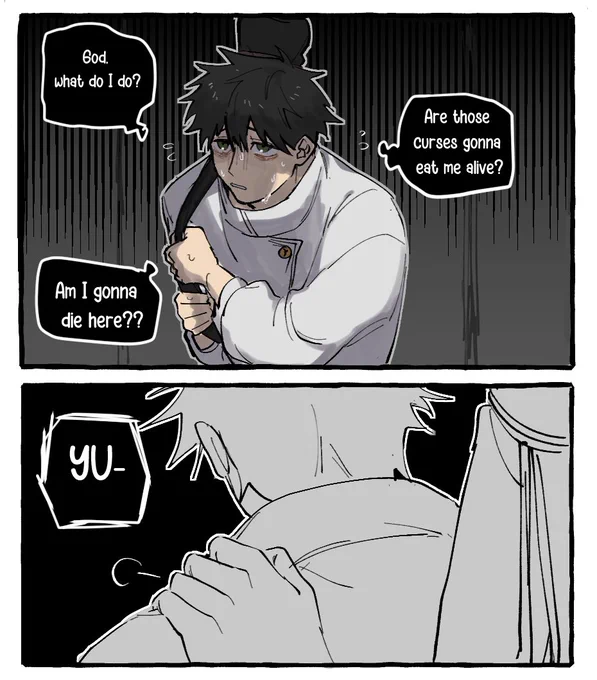 maybe his scream can scares the curses away
#JujutsuKaisen 