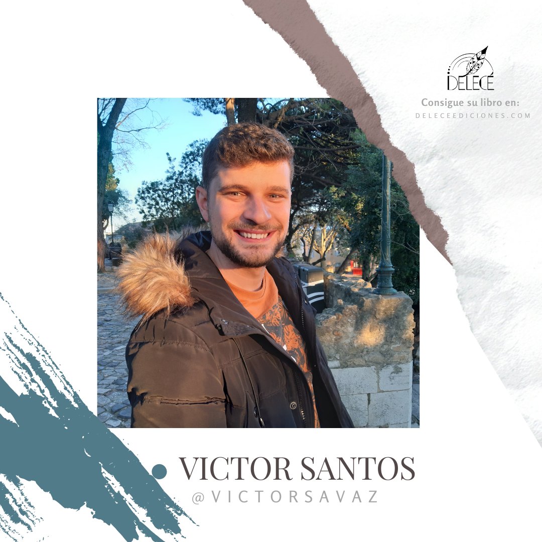 DeleceEdiciones's tweet image. Hoy os presentamos al autor del libro "DIARIO DE MIS ETÉREAS VIDAS", @victorsavaz 
⁠•⁠
⁠#DeleceEdiciones #libros #librosjuveniles #librosrecomendados #poesia #prosa #versos #lectura #escribir