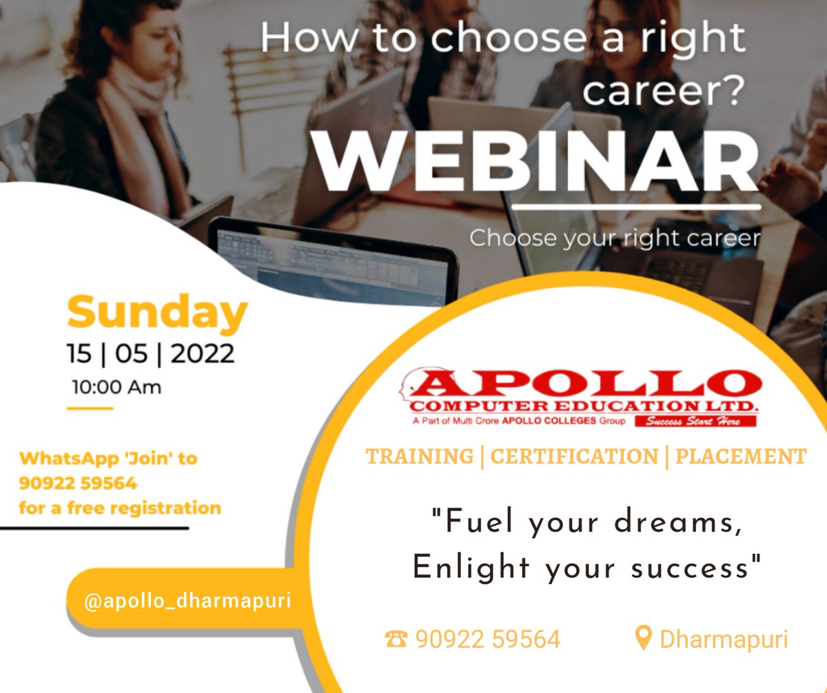 Apollo_Edu's tweet photo. How to choose a right career? https://t.co/i7k5hgEWTz