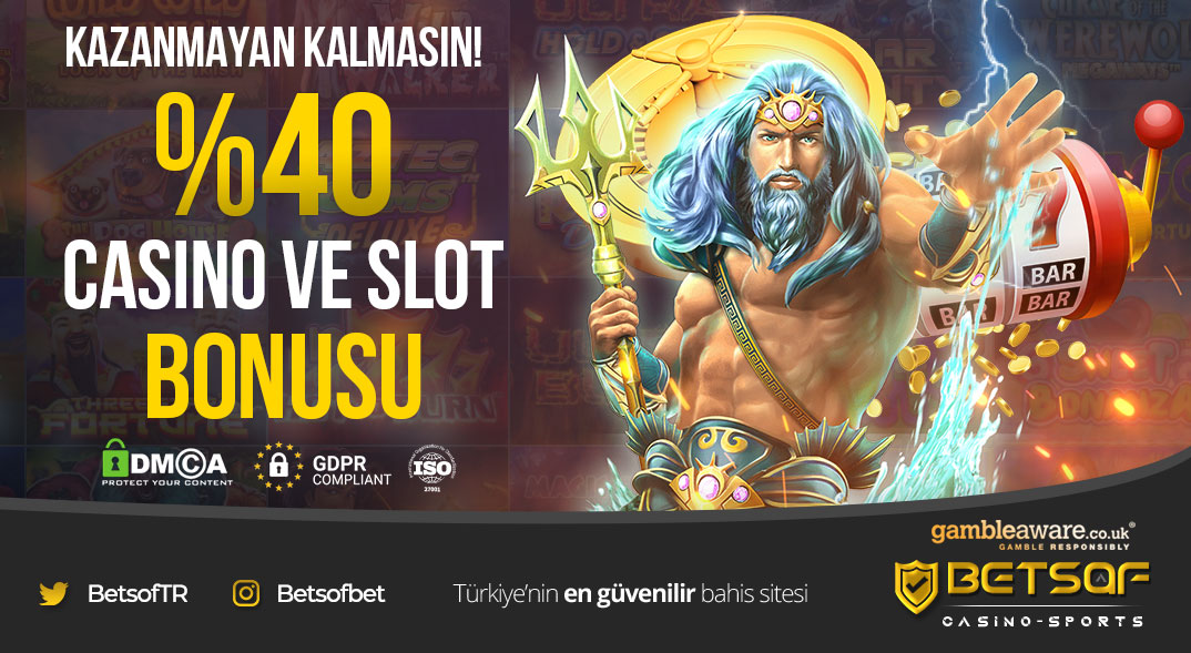 🔥 CASİNO &amp; SLOTUN VAZGEÇİLMEZ ADRESİ #BETSOF..

🎁 YATIRIMINA TAM %40 BONUS !!

🎁🎁 1000 TL YATIRIMA 200 FREESPIN OLASI KAYBINIZA +%25 KAYIP BONUSU!

🏦 GÜÇLÜ FİNANS YAPISI İLE BETSOF'DA PARANIZ GÜVENDE!