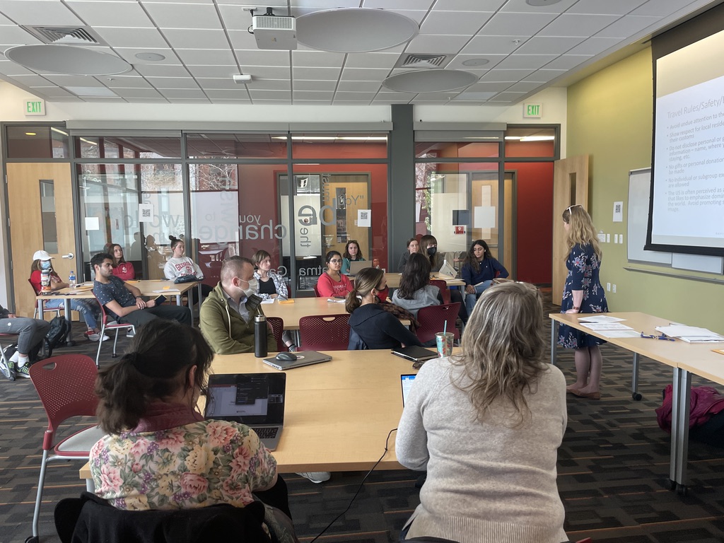 UtahBhp's tweet photo. Recently we held the pre-departure orientation for our Honors Integrated Minor in Health students that will be spending 6 weeks in Ghana. We are incredibly excited for this hands-on learning experience and all of the new adventures and memories that await! ☀️ 🇬🇭
#goghana https://t.co/qZsYriQUrz