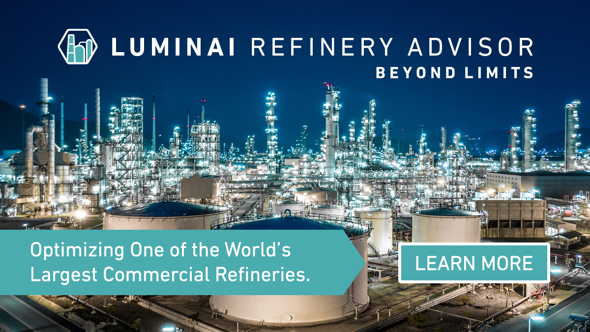 Equipped with our LUMINAI Refinery Advisor, stakeholders can access and analyze data across operations to increase consistency between shifts.

See how our AI is being used to optimize one of the world’s largest commercial refineries.
bit.ly/3M1x4U3