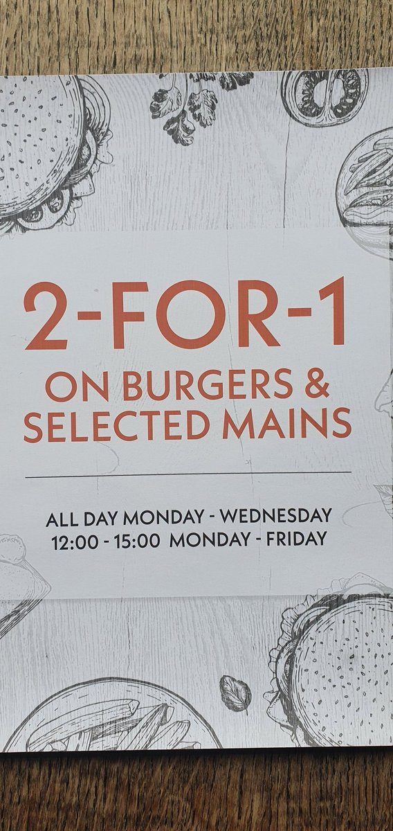 You can now enjoy our delicious food for half the price