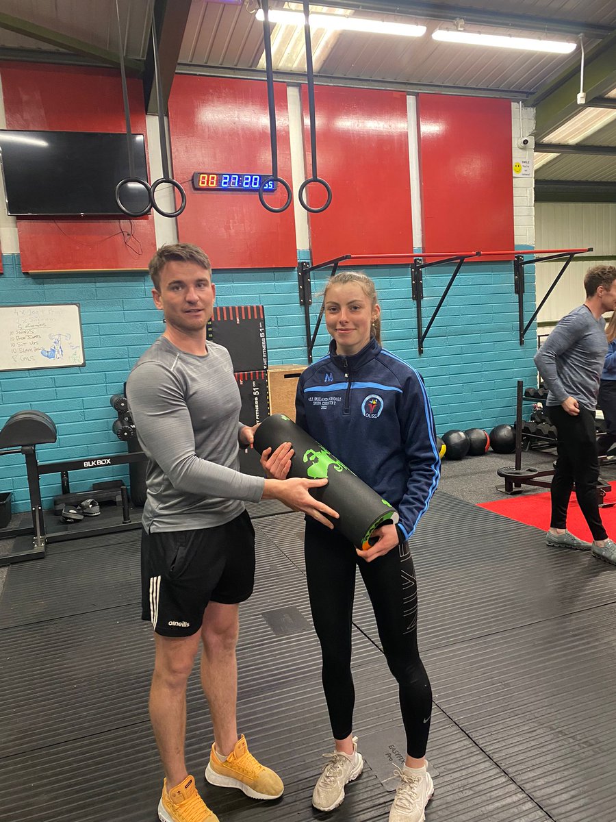 OLSSBlayney's tweet photo. Congrats to our student reps who competed in Monaghan’s first ‘schools fitness games’. Well done to Hazel Hughes who came 1st in the girls, Ultan Mc Mahon 2nd and Jamie Mooney 3rd place in the boys category. Many thanks to @BHCMonaghan #RamFit for organising the event. 🏋️🥇 https://t.co/F8sNvZqTCd