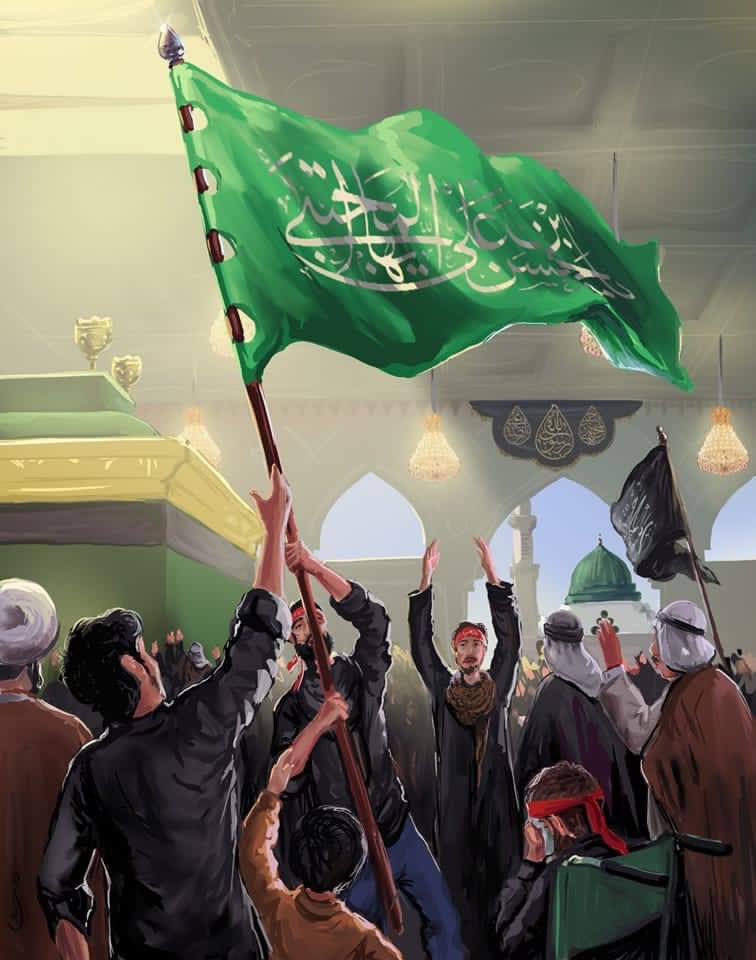 za_al_95_89's tweet photo. هي ليست آمال ولا أحلام.. ستحدث ورب الكعبة ..
وستعلوا لافتة عند بوابات البقيع خُطَّ علیها
(موكب خدمة الحسين عليه السلام أهالي جمهورية العراق). 
سترون ونرى. 
#بناء_البقيع_مطلبنا https://t.co/QJcGZ3Kxdy
