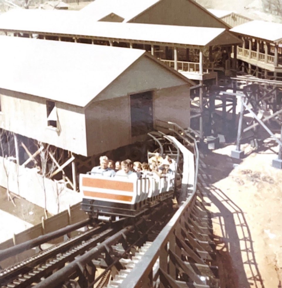 A local resident’s 92 year old grandfather was one of the original contractors for some of the rides at Six Flags St. Louis.  They were kind enough to share these photos with us!