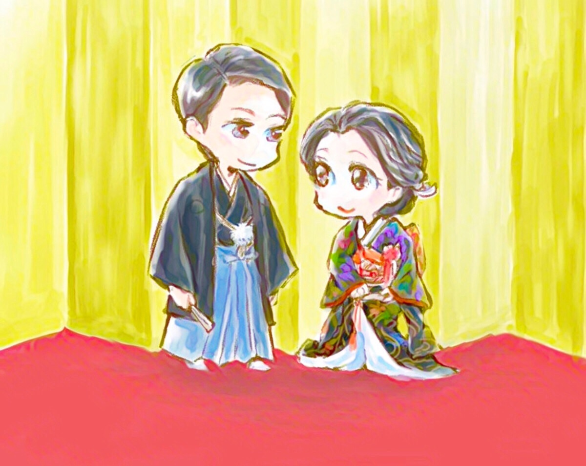 今になって見直すと約半年の間に結構系統が違うような絵を描いてたなぁとは思う。。#同じ人が描いたとは思えない絵を貼る #カムカム 