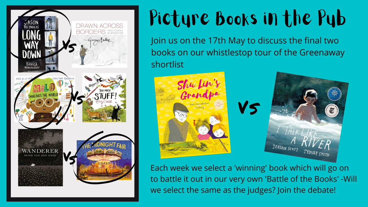 We've been a little quiet on here recently but rest assured that @YLGNorthwest remains as active as ever... we're still meeting remotely to discuss the @CILIPCKG Greenaway shortlists & it's not too late to join in! Message @LibraryLostock for meeting details #PictureBooksInThePub