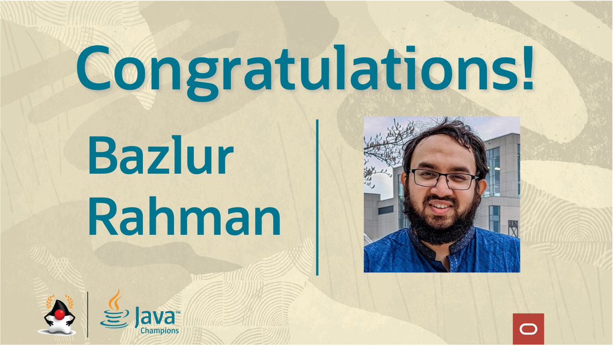 Java_Champions's tweet image. Congratulations to new #Java Champion @bazlur_rahman