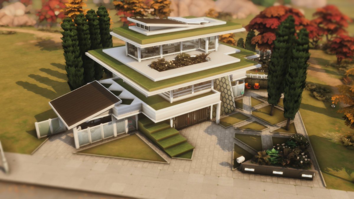 grenesims's tweet photo. 🏡foxbury uni housing 🏡
#SimsieBigMistake 

this is my take on @lilsimsie's shell challenge! im never using diagonals again 💚 

speedbuild: https://t.co/xl0nKHqgmg 

no cc
origin id: grenedae
thread 🧵

#ShowUsYourBuilds #Sims4 https://t.co/jhIBT9ChiG