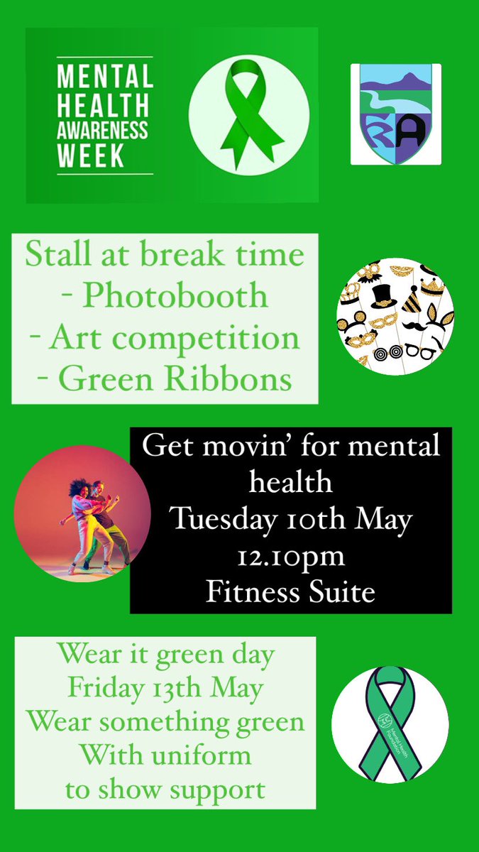 kemnayMH's tweet photo. 🟢 Mental Health Awareness Week 🟢 

Here are all of the activities we have going on at school this week to raise awareness of mental health and bring people together to help reduce loneliness 🧠

#MentalHealthAwarenessWeek https://t.co/bmreQ7tebu