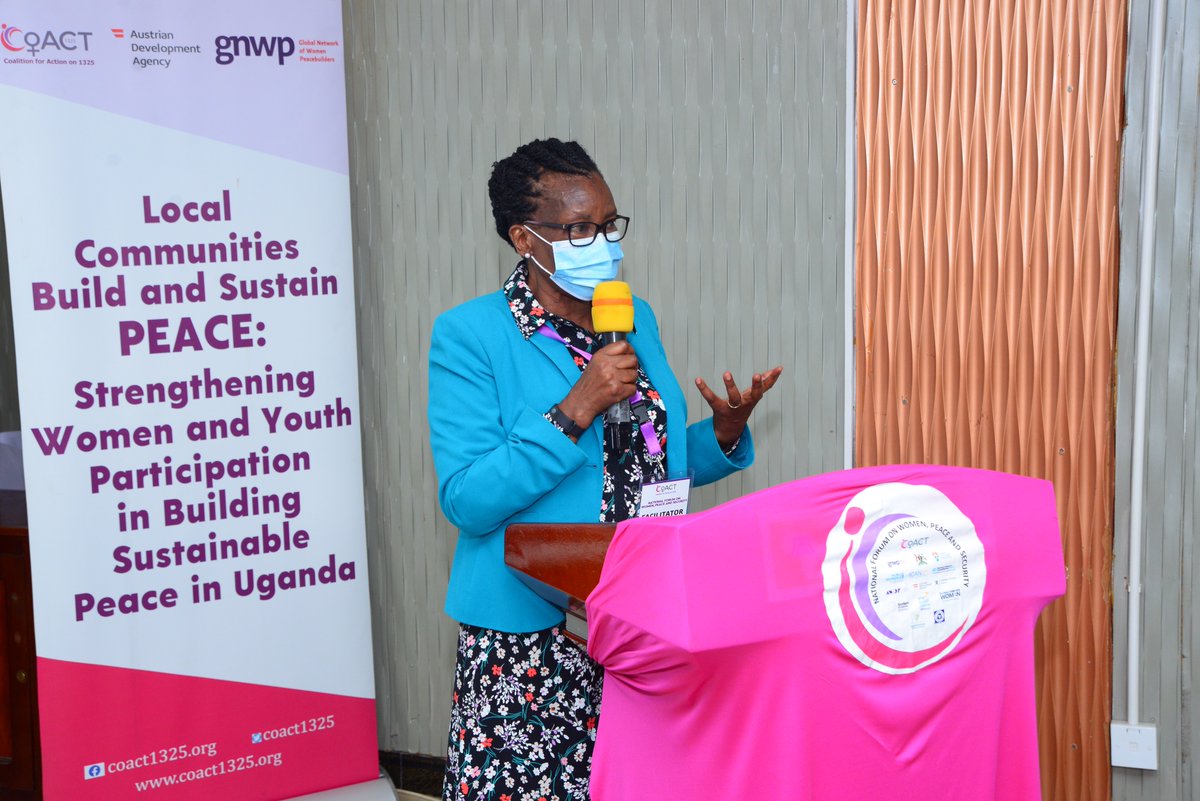 gnwp_gnwp's tweet photo. Participants also had the pleasure to hear from @RobinahR of @coact1325, speaking on building a safer πΊπ¬ where local women can live up to their full potential: "The #WPS Agenda is not to make conflict safer for women, it is to end all forms of violence." #WPSForumUG https://t.co/oC3agk7mND